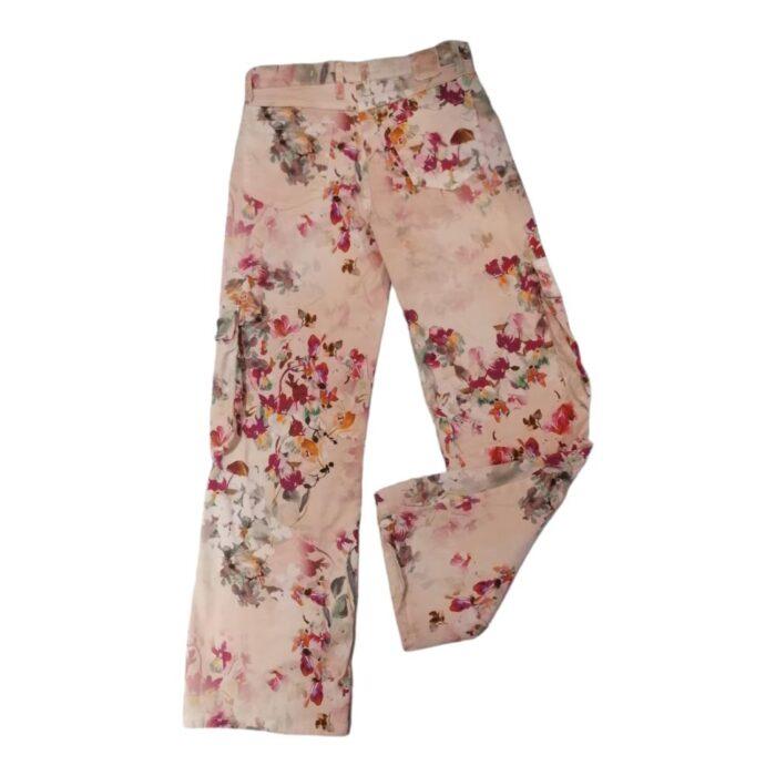 Pantaloni cargo Please in fantasia floreale